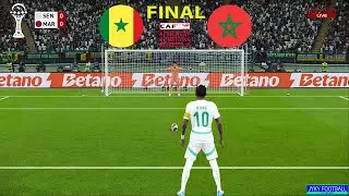 Senegal vs Morocco FINAL | Penalty Shootout AFCON 2025 | eFootball PES 21