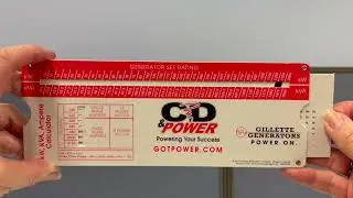 Cd and Power Fuel Consumption/Generator Calculator by American Slide Chart | Perrygraf