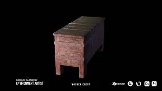 Medieval Wooden Chest &ndash; UE5 / Blender Turntable