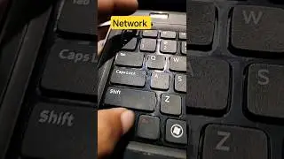 Dell Laptop Network Wifi Button | Network Button On/ Off#macnitesh#2023shorts#network