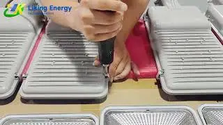 High-quality Liking BC split solar street light production process demonstration
