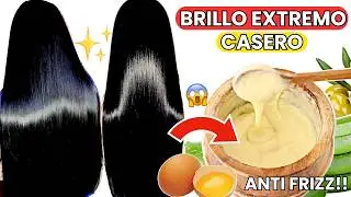 REPARA TU CABELLO AL INSTANTE 😱 MASCARILLA CASERA HIDRATANTE ✨ ADIOS CABELLO MALTRATADO❗️💯