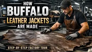 How Buffalo Leather Jackets Are Made &ndash; Inside a High-Tech Factory