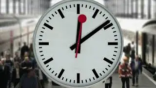 clock ticking sound 11 hours smooth second hands animation video no ads during video