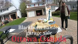 Garage sale Blackburn Hamlet Ottawa Canada 🇨🇦