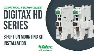 Установка монтажного комплекта DIGITAX HD SI-OPTION | Методы управления | NIDEC