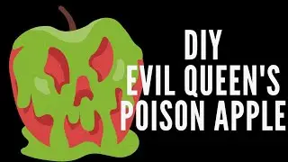 The Evil Queen's Poison Apple DIY #disneydiy