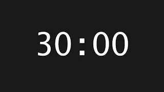 30 Minute Focus Timer – Exact 30:00 | No Music, Real Time Countdown