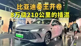 纯电续航200公里插混，干到了8万级，比亚迪秦王开卷