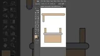 Flat Design pizza shop part 2 | Adobe Illustrator #tutorial  #shorts #viral