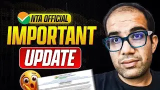 JEE 2026 | 🚨 NTA Official Important Update | Vinay Shur Sir
