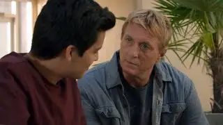 Johnny tries to help Miguel walk again|Cobra Kai S3 E5|
