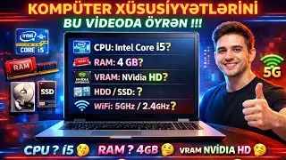 Bu Komp&uuml;ter NƏ A&Ccedil;IR? 🤔 | X&Uuml;SUSİYYƏTLƏRİ BU VİDEODA &Ouml;YRƏN! 
