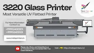 Best Glass UV Printer in India... UV Flatbed Glass Printing Machine #uvflatbedprinter #uvprinting
