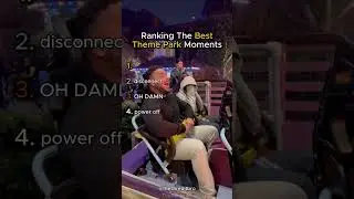Ranking The Best Theme Park Moments 🔥#shorts #viral #fyp #funny #themepark