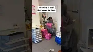 small business shipping & packing orders routine 📬🙌🏽