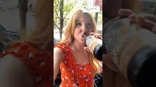 Trying Pumpkin beer #tastetest #pumpkinseason #pumpkinbeer #silly #comedy #bswift13
