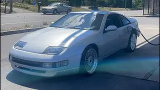 Z32 300ZX Drift Build update +oil change, rear wiper delete!