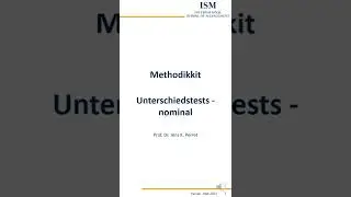 Methodikkit Statistik - Welche Unterschiedstests f&uuml;r nominale Daten gibt es?