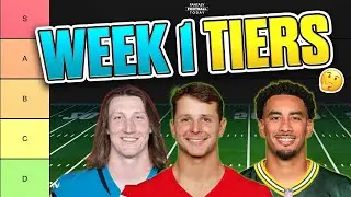 Fantasy Football Week 1 Rankings & Tiers 🚨 QB, RB, WR, TE Starts, Sits & Sleepers! | 2025 Advice