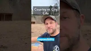 Thmajor difference between country and city living