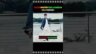This Tai Chi Tried To Mess With A MMA Fighter! #shorts
