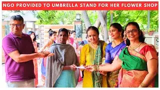 DLF helped one woman self employment projects for flower sell