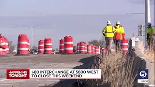I-80 interchange at 5600 West to close over the weekend