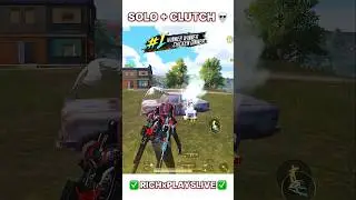 SOLO FIGHT WITH CLUTCH EVER 💀🔥 @RICHxPLAYSLIVE #shorts #bgmi #gaming #pubgmobile #shortvideo