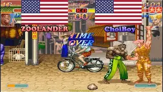 #fightcade   Super Street Fighter 2 Turbo ➤ ZOOLANDER (Usa) vs ChoiBoy (Usa) スーパーストリートファイターII X