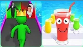 Giant Rush VS Juice Run 🔵🧿🔵All New Max Update Mobile Gameplay JI4mobile mobile game walkthroughs