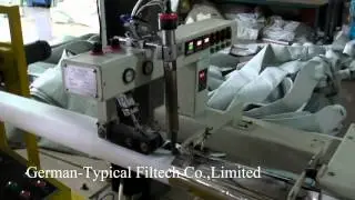 Automatic Filter Bag tubing Hot Welding Production Line/filter bag sewing machine