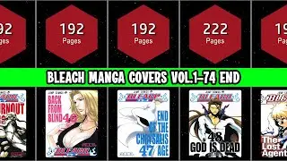 BLEACH MANGA COVERS VOL.1-74 END