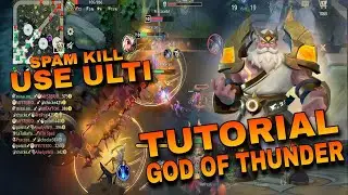 Auto Chess Moba Tutorial Gameplay God Of Thunder Spam Kill Use Ulti (Beta Test)