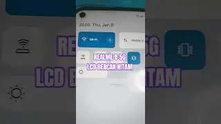REALME 8 5G LCD BERCAK HITAM 😔 #shortvideo #tutorial #service #hp #realme