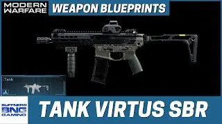 Tank MCX Virtus SBR Weapon Blueprint  - Call Of Duty Modern Warfare