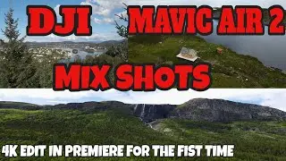DJI MAVIC AIR 2 👉 CINEMATIC FOOTAGE EDIT IN PREMIERE PRO IN 4K👌PREMIERE PRO VERSION 14.5.NO LAG👍