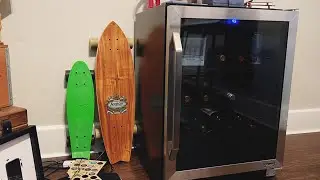 Wine Fridge in My Office - NewAir FlipShelf Review