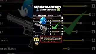 Secret Desert Eagle Headshot Sensitivity ⚙️✅ 100% Working 😱 Sensitivity Setting 📲 Free Fire 🔥
