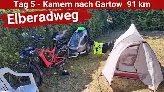 Elbe Cycle Path Kamern to Gartow - Cycling Tour Day 5