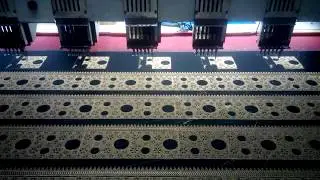 embroidery machine full demo. by lees