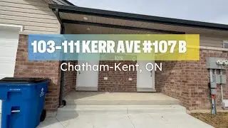 103-111 Kerr Ave Unit 107 B. Chatham, ON N7M 0V1