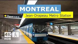 [ 4K ] Jean-Drapeau Metro Station Walking Tour | 🟡 Yellow Line | Montreal, Quebec, Canada 2026 🇨🇦