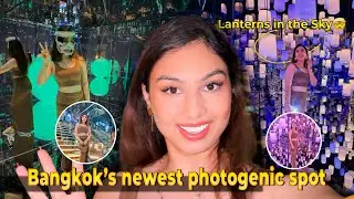 Bangkok's🇹🇭 Sky Lanterns Photoshoot spot😍| Akara Sky Hanuman Bangkok Rooftop Bar🥂