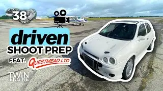 Driven Media shoot prep for the Twin Engine Corsa - Vlog038