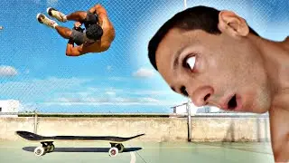 Tentei Virar Mortal no Skate | Desafio do Side Flip para o Skate