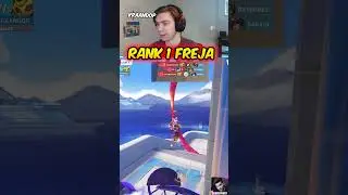Rank 1 Freja Can 1v5 Top 500 Players #overwatch2