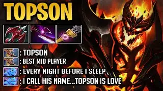 TOPSON - SF Mid Best in Dota? | Shadow Fiend 7.24 Dota 2 Pro Gameplay