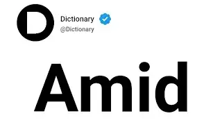 Amid Meaning In English