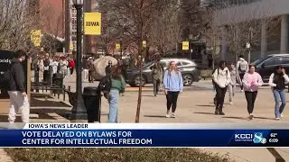 Iowa Board of Regents tables vote on UI intellectual freedom center bylaws